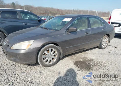 2007 Honda Accord 3.0 Ex из США, поврежденный, VIN 1HGCM66507A007379